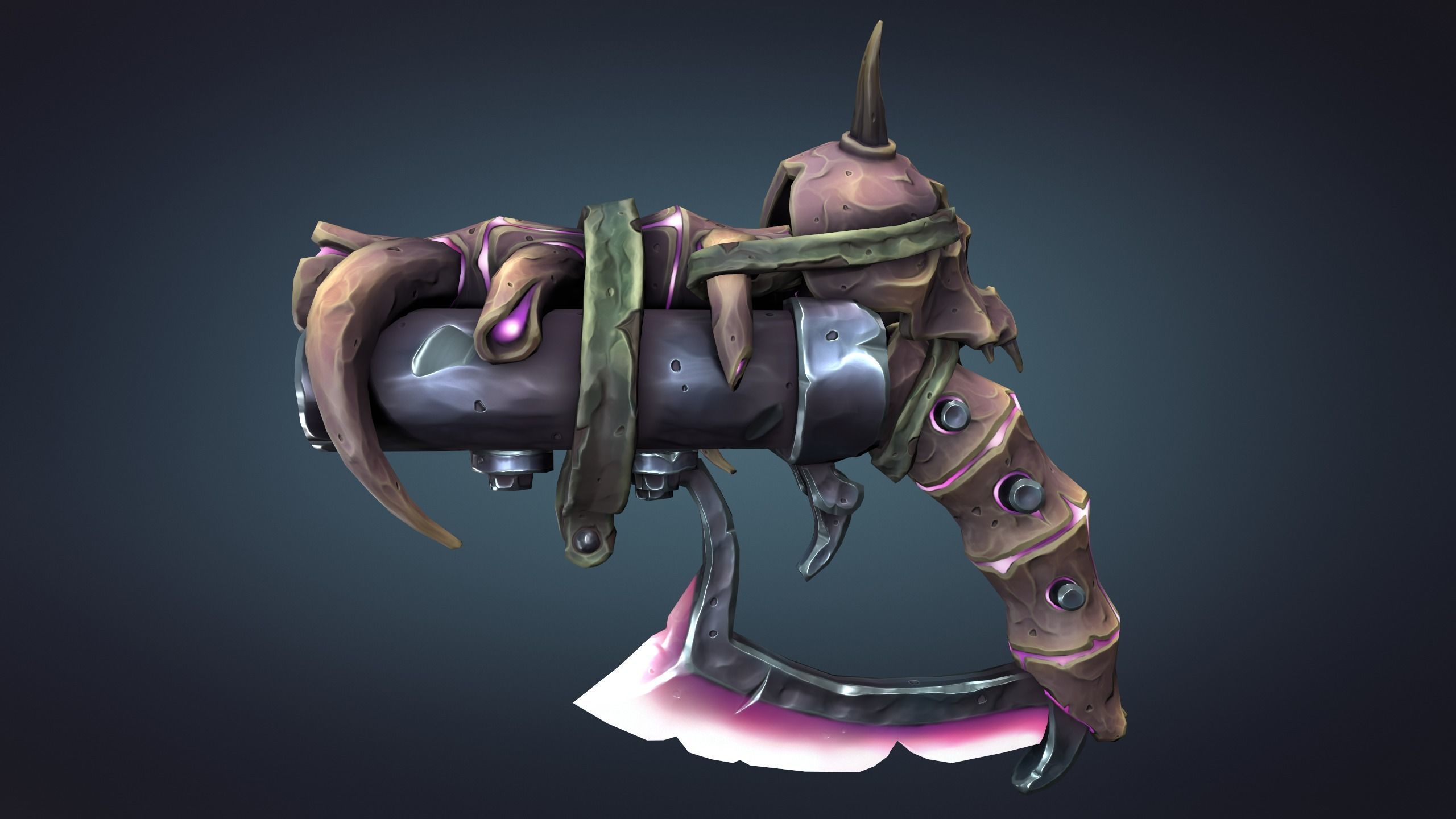 Desert pistol 3d print 3D print model_10