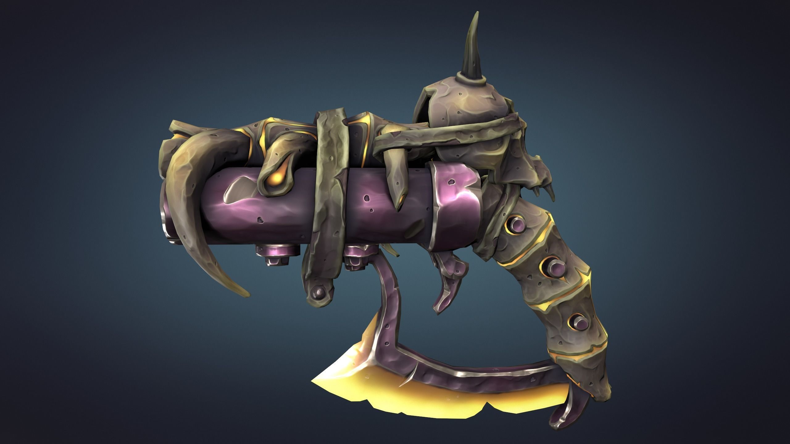 Desert pistol 3d print 3D print model_11