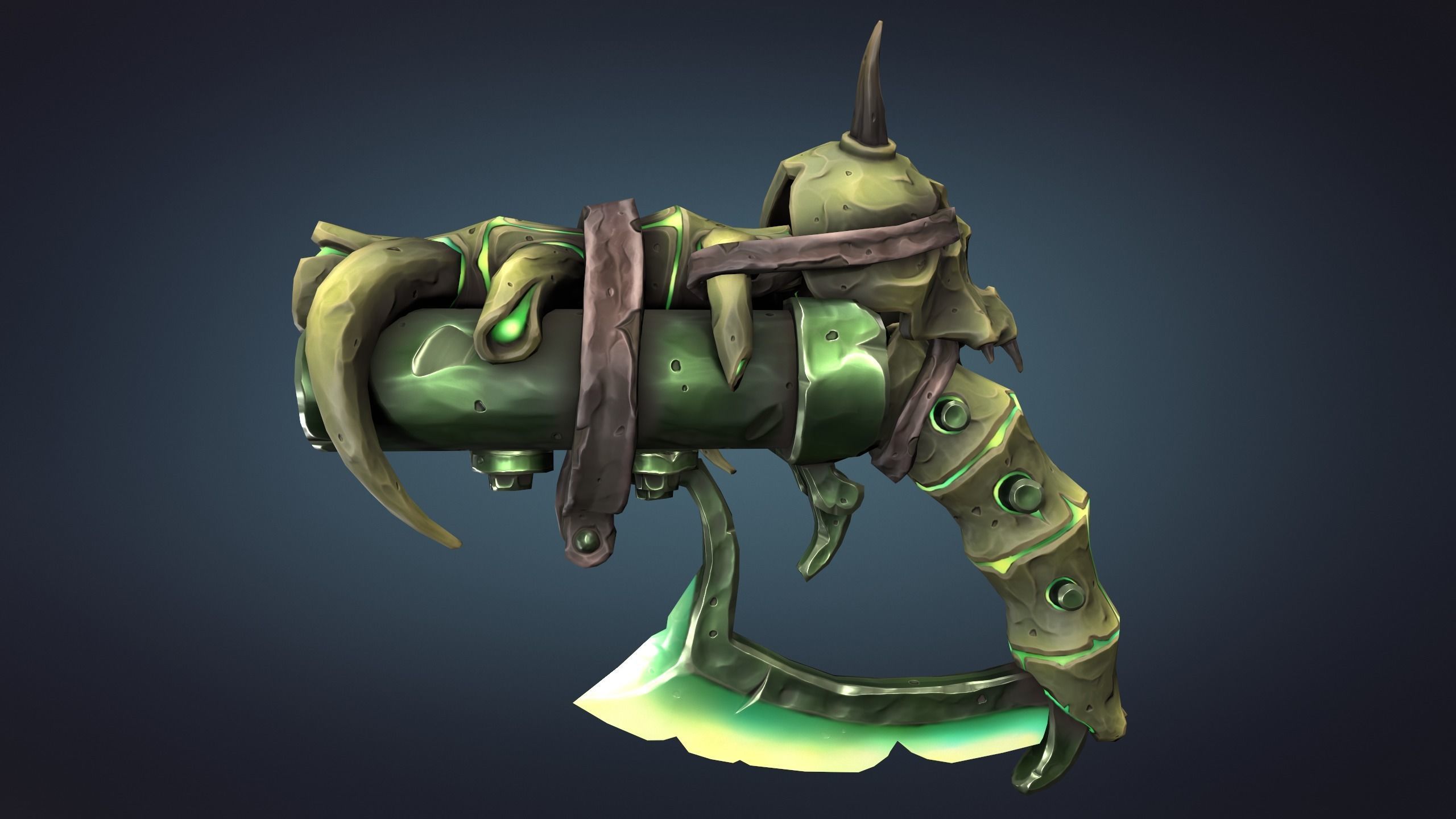 Desert pistol 3d print 3D print model_9