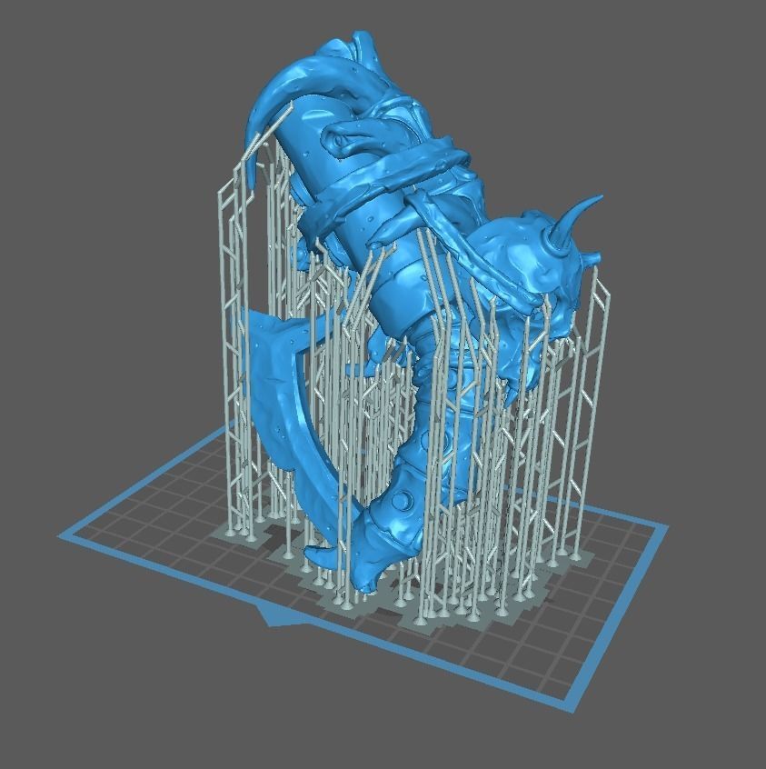 Desert pistol 3d print 3D print model_1