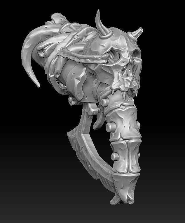 Desert pistol 3d print 3D print model_4