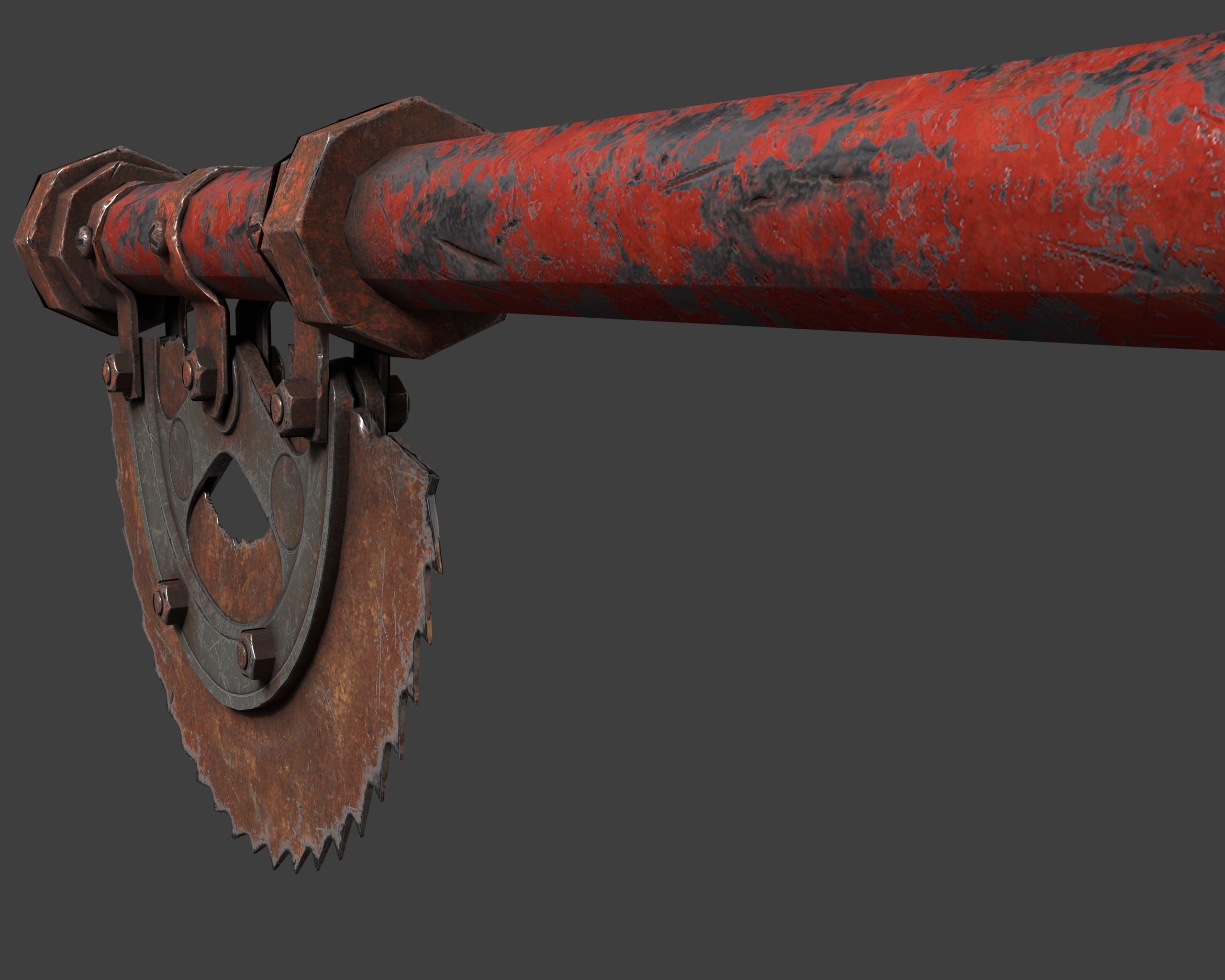 3DAxe Low-poly 3D model_2