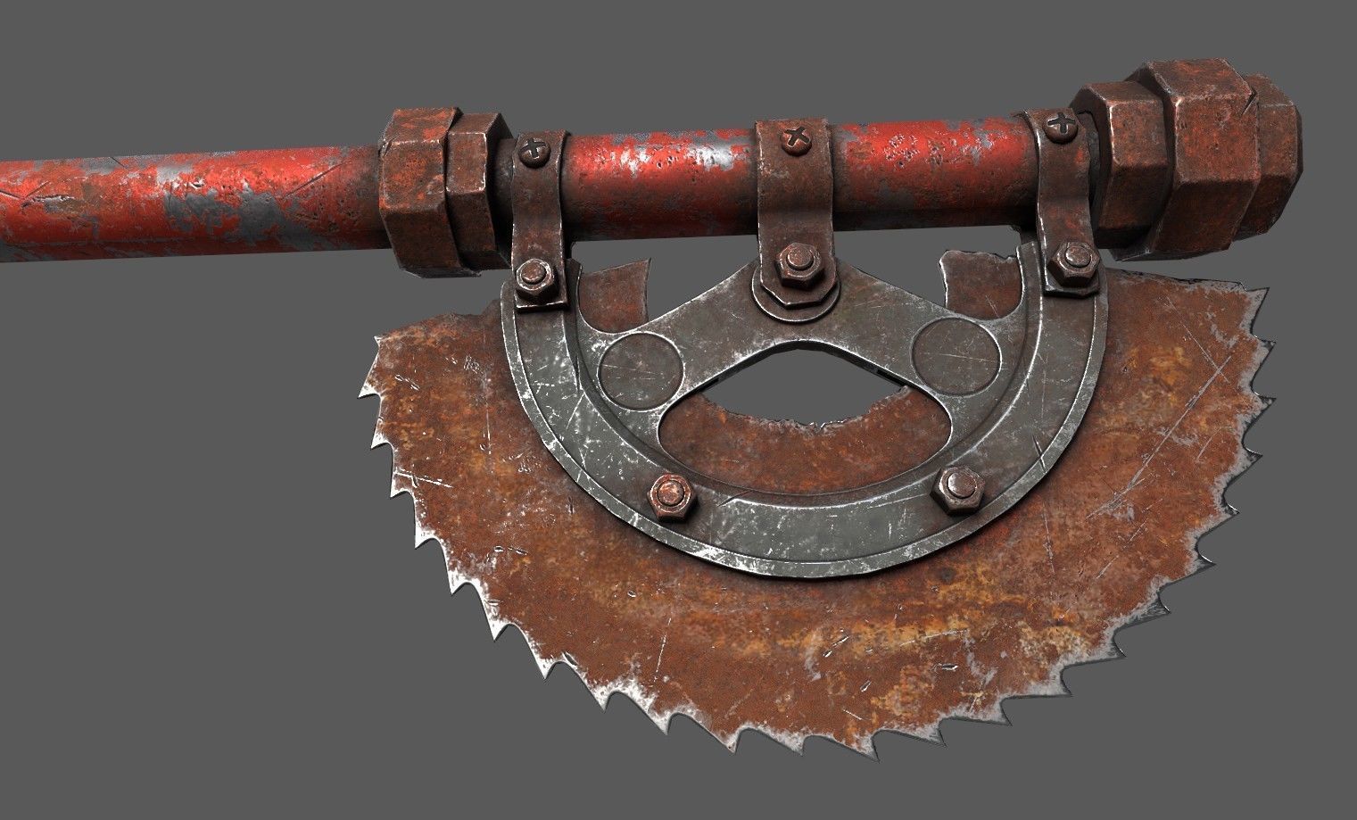 3DAxe Low-poly 3D model_6