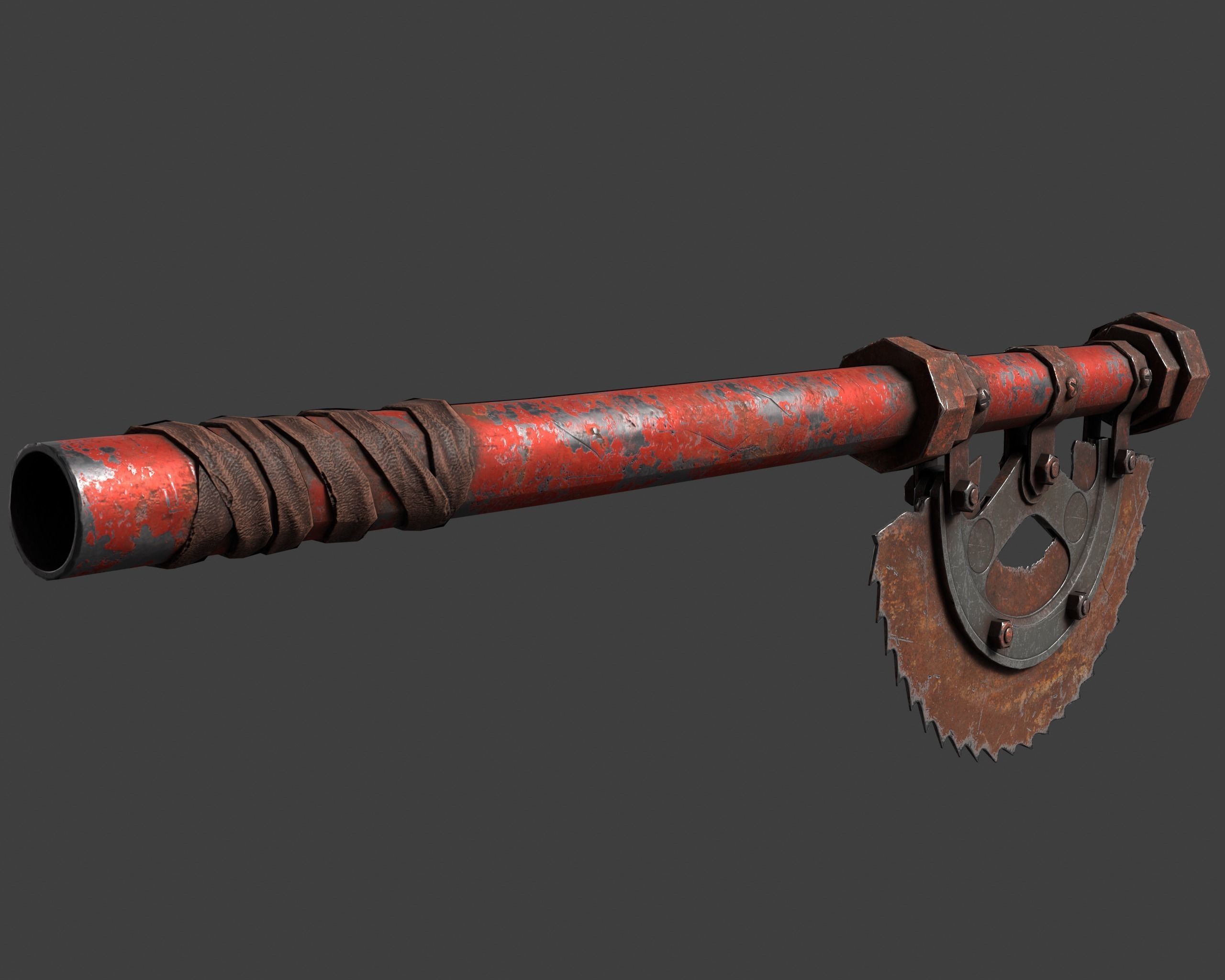 3DAxe Low-poly 3D model_1