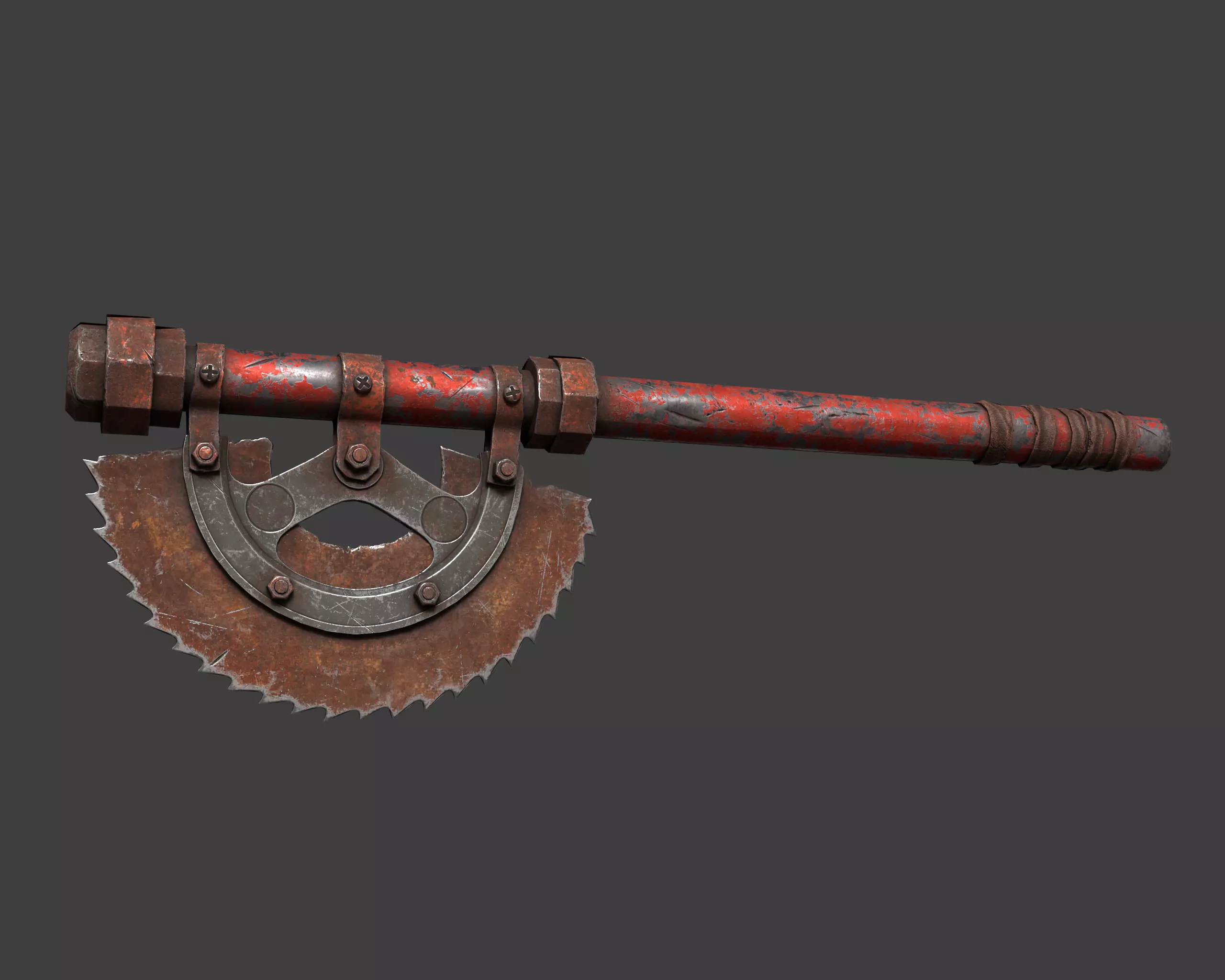 3DAxe Low-poly 3D model_0