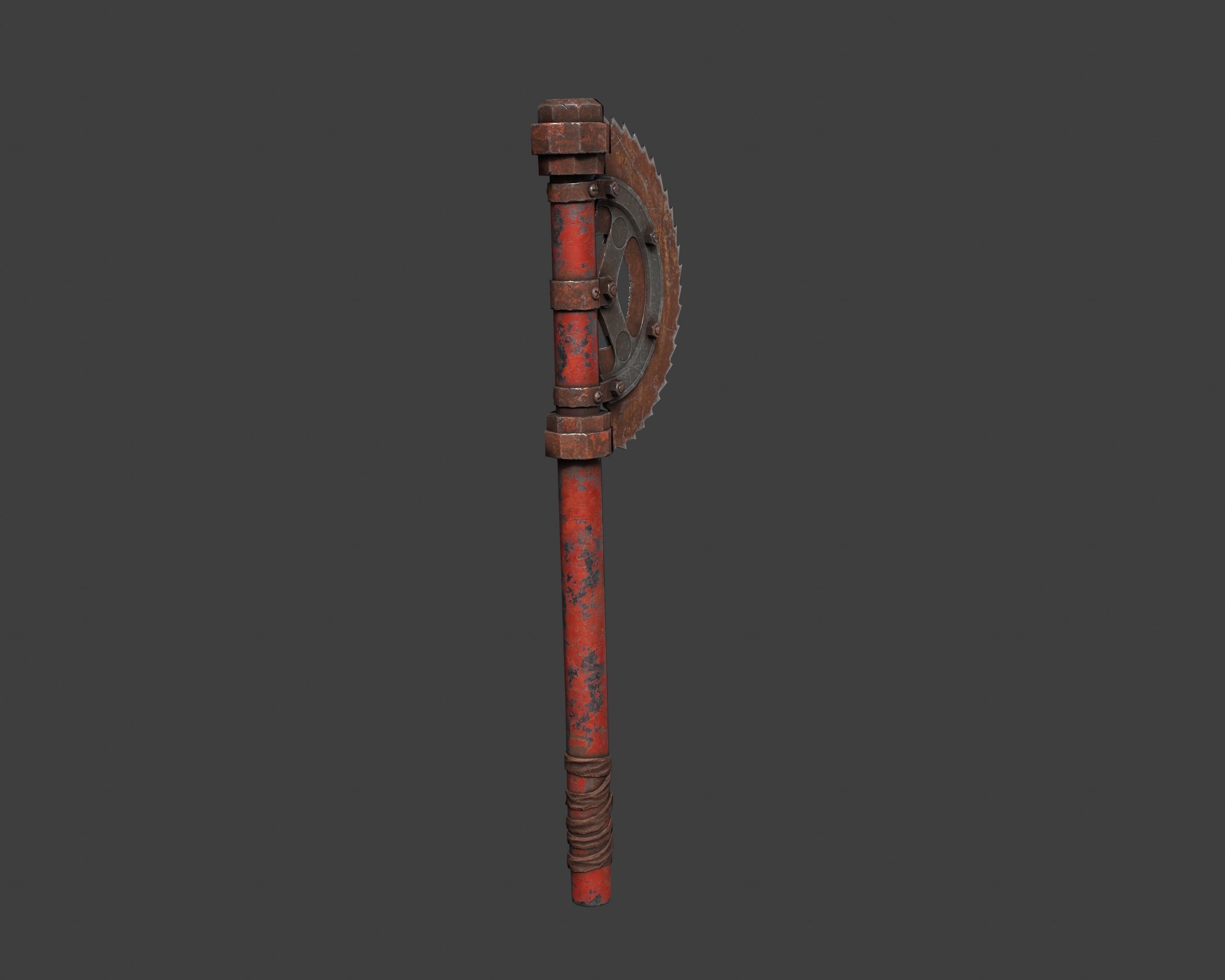 3DAxe Low-poly 3D model_14