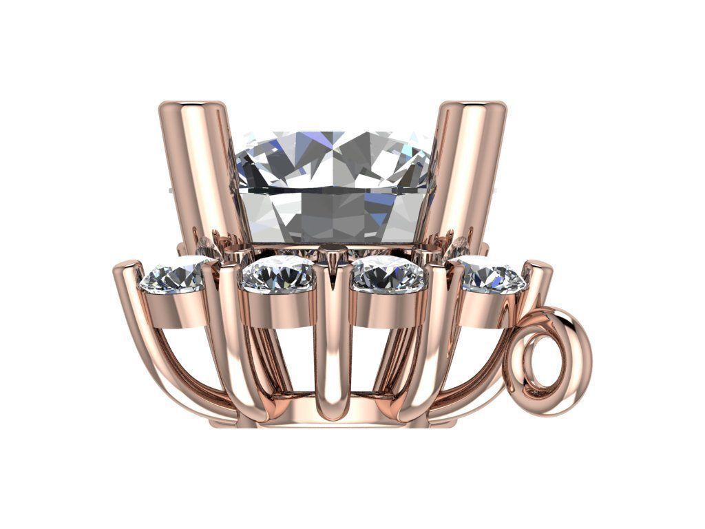 Pendant No1 3D print model_3