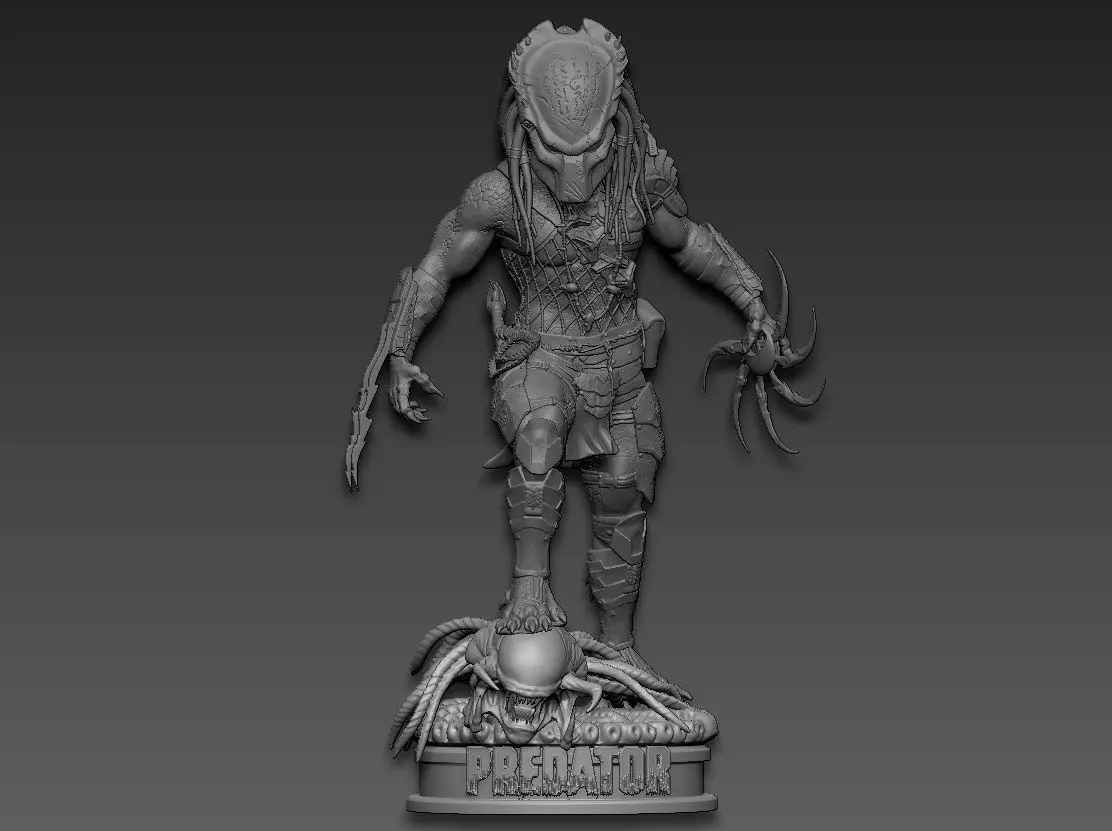 Predator Wolf 3D print model_0