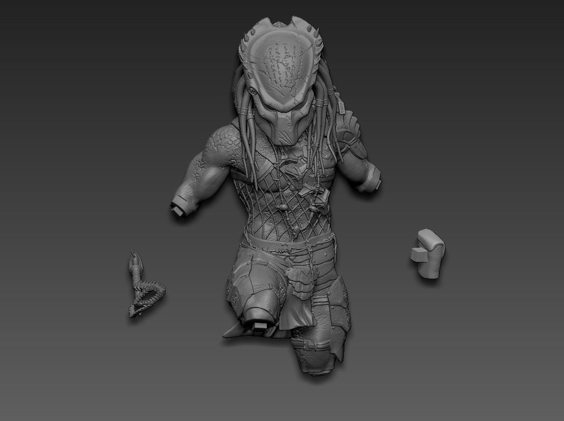 Predator Wolf 3D print model_23
