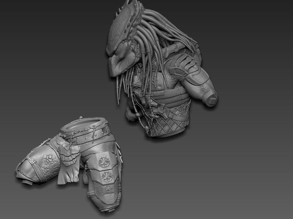 Predator Wolf 3D print model_24