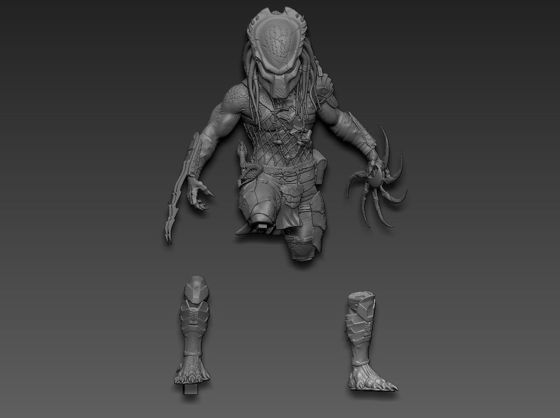Predator Wolf 3D print model_21