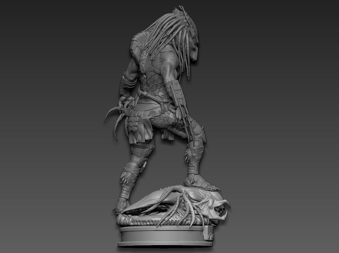 Predator Wolf 3D print model_11