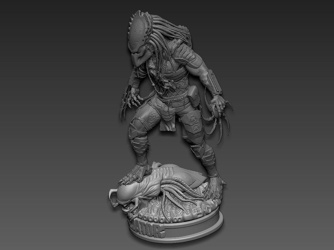 Predator Wolf 3D print model_16