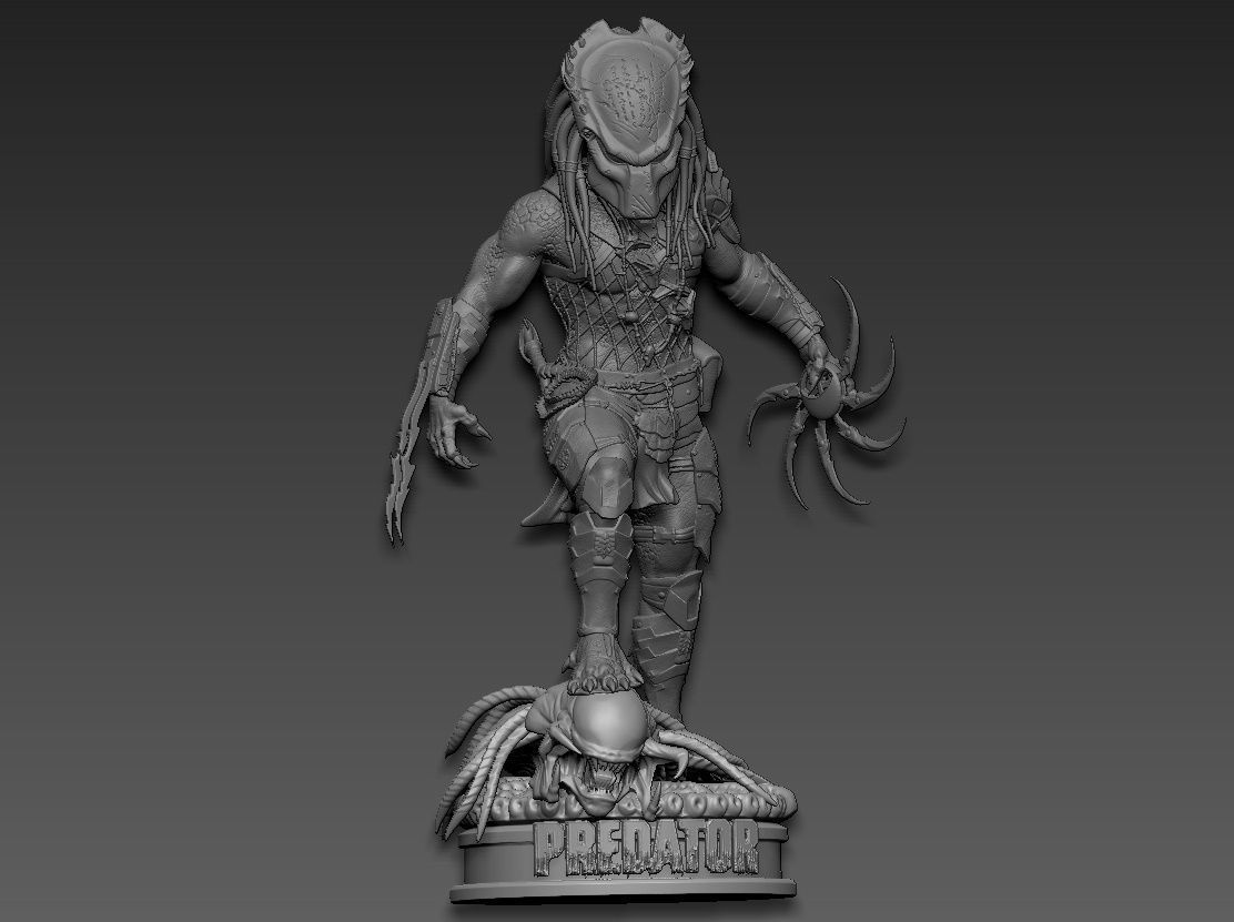 Predator Wolf 3D print model_15