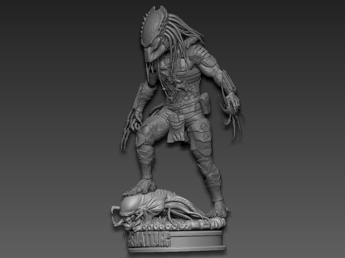 Predator Wolf 3D print model_4