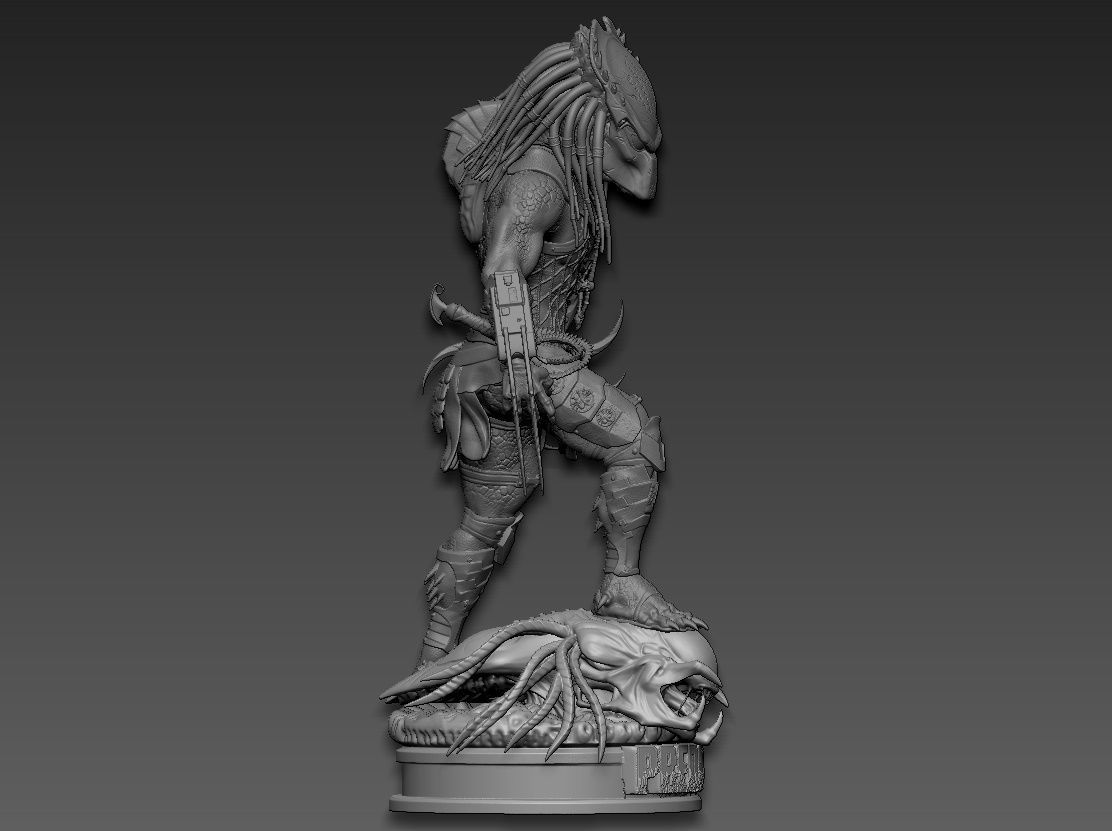 Predator Wolf 3D print model_12