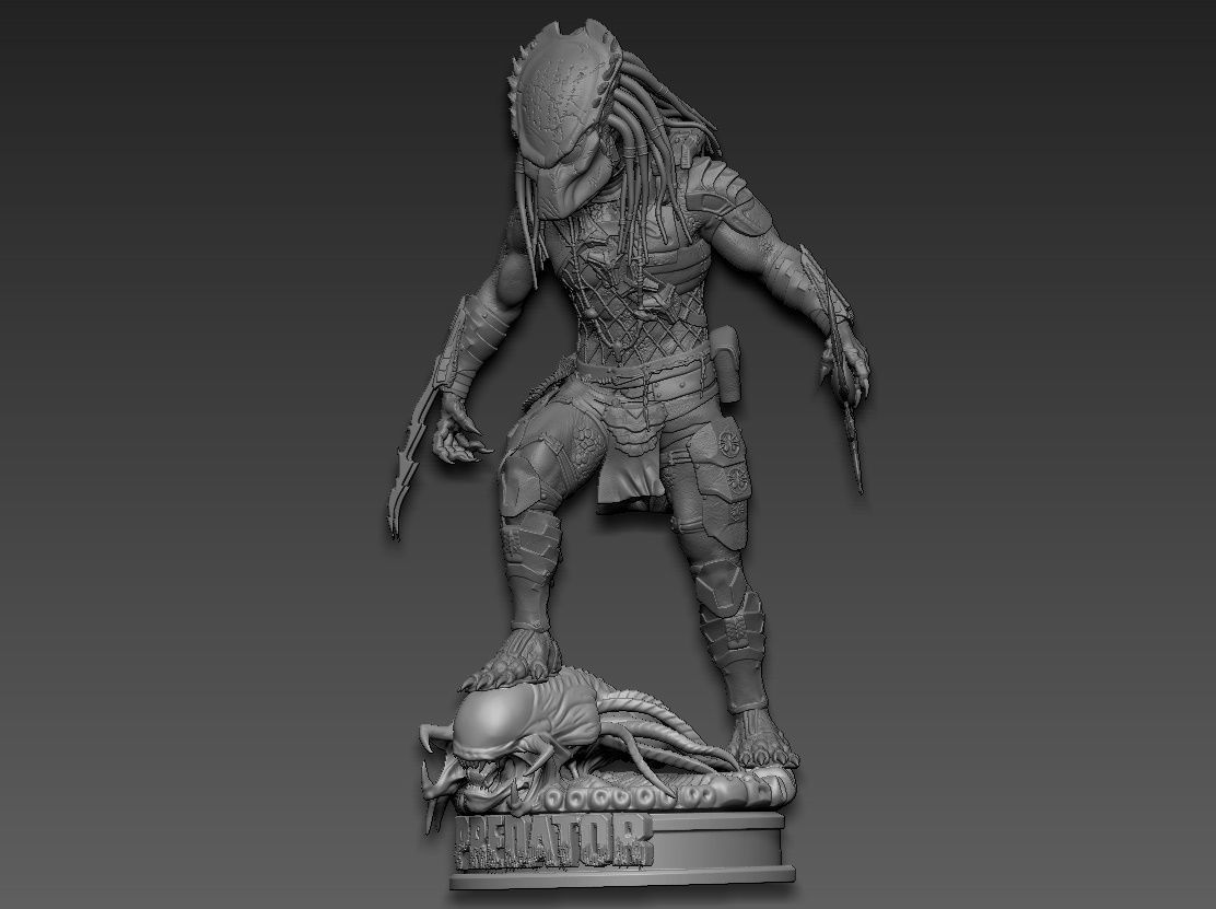 Predator Wolf 3D print model_3