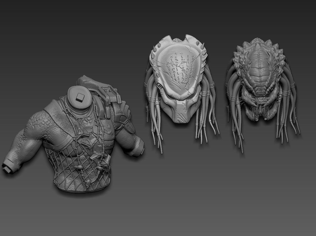 Predator Wolf 3D print model_25