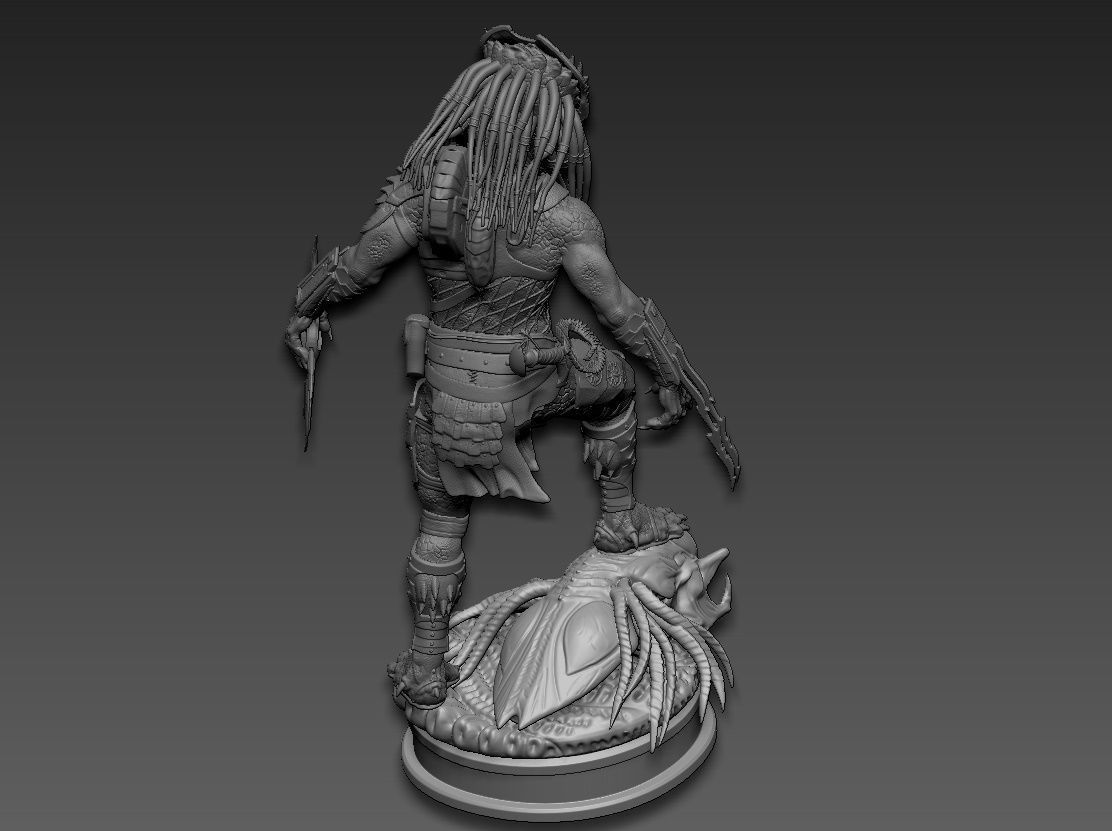 Predator Wolf 3D print model_18