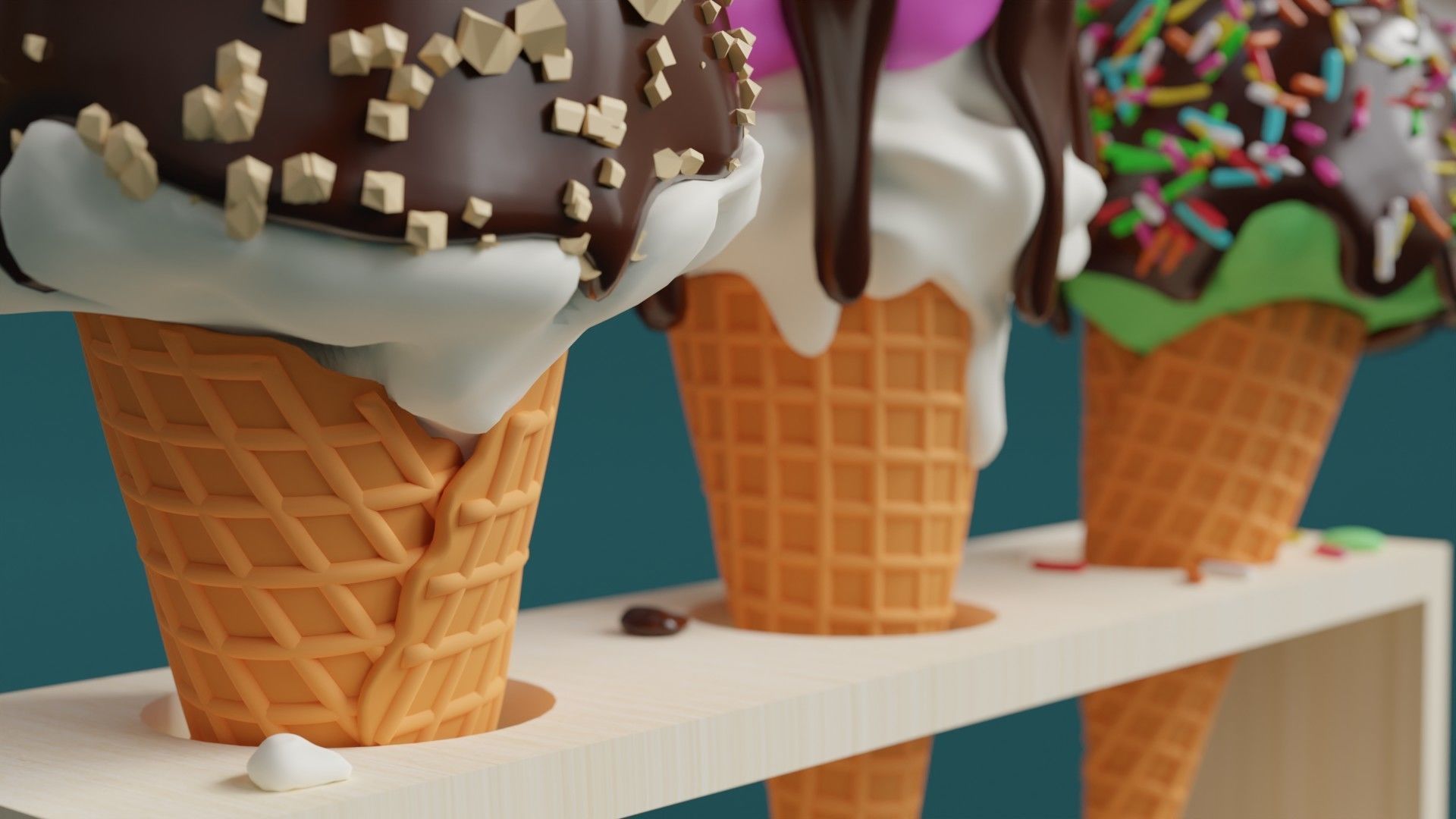 Ice Cream 002 3D model_8