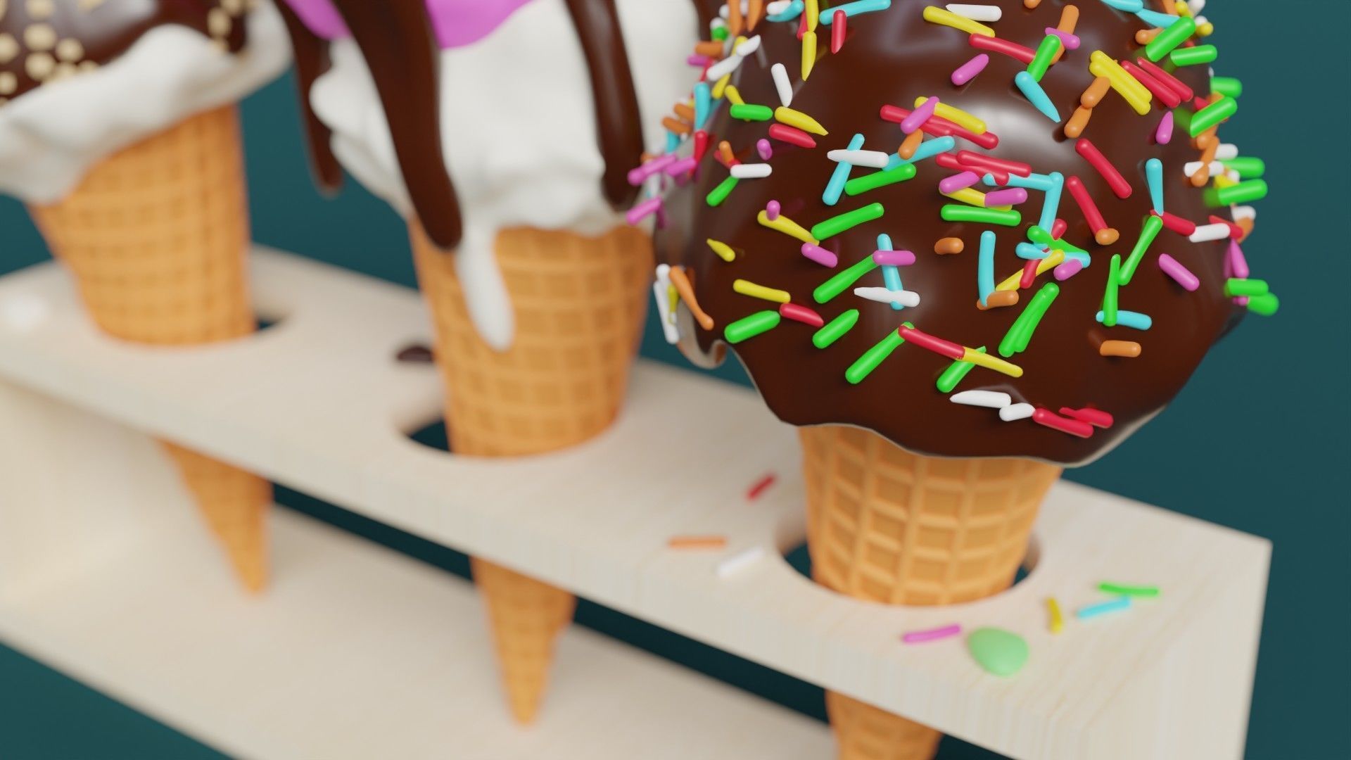 Ice Cream 002 3D model_9