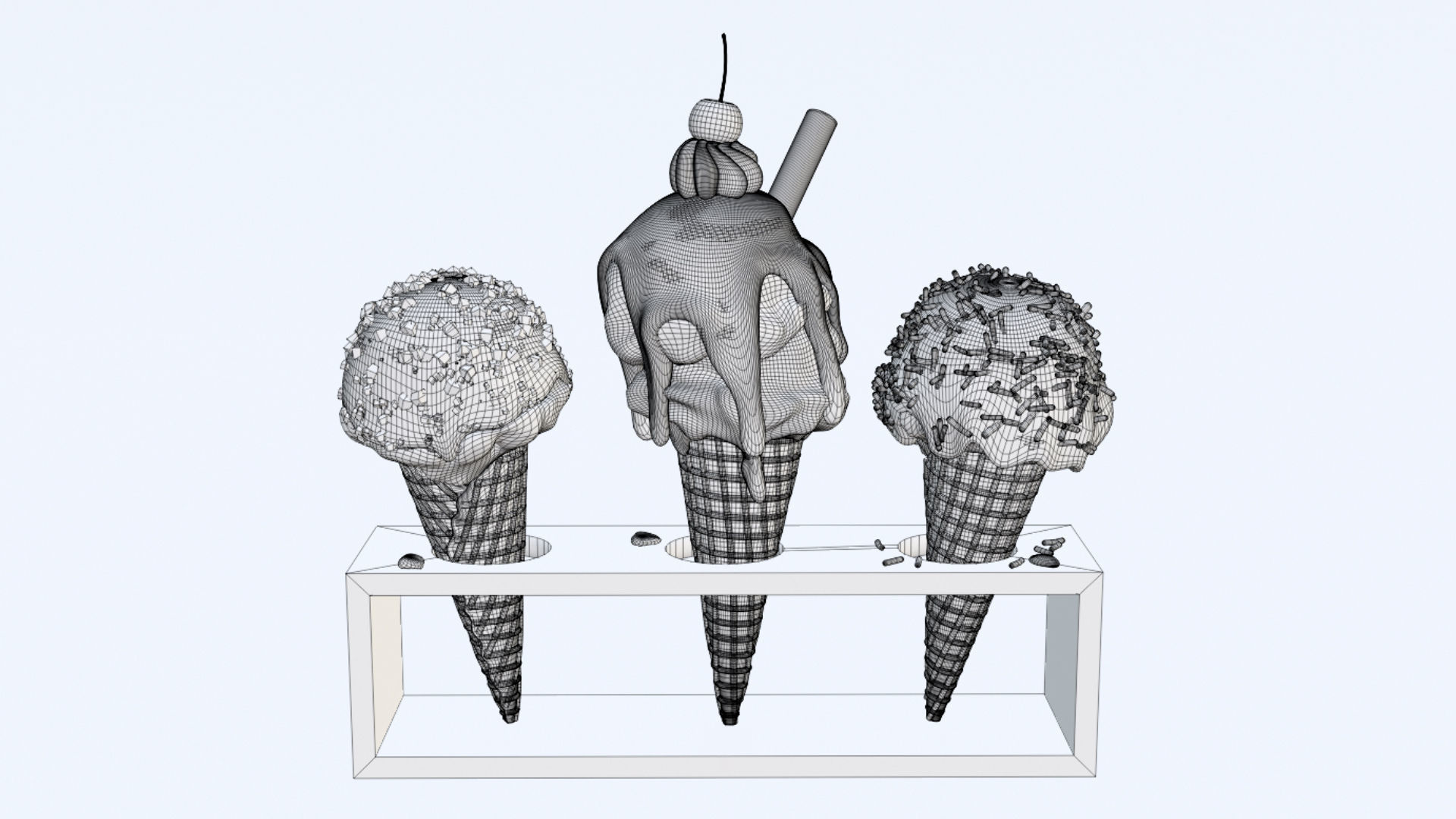 Ice Cream 002 3D model_12