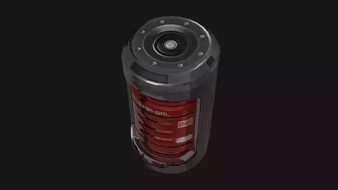 Sci-fi EMP Barrel