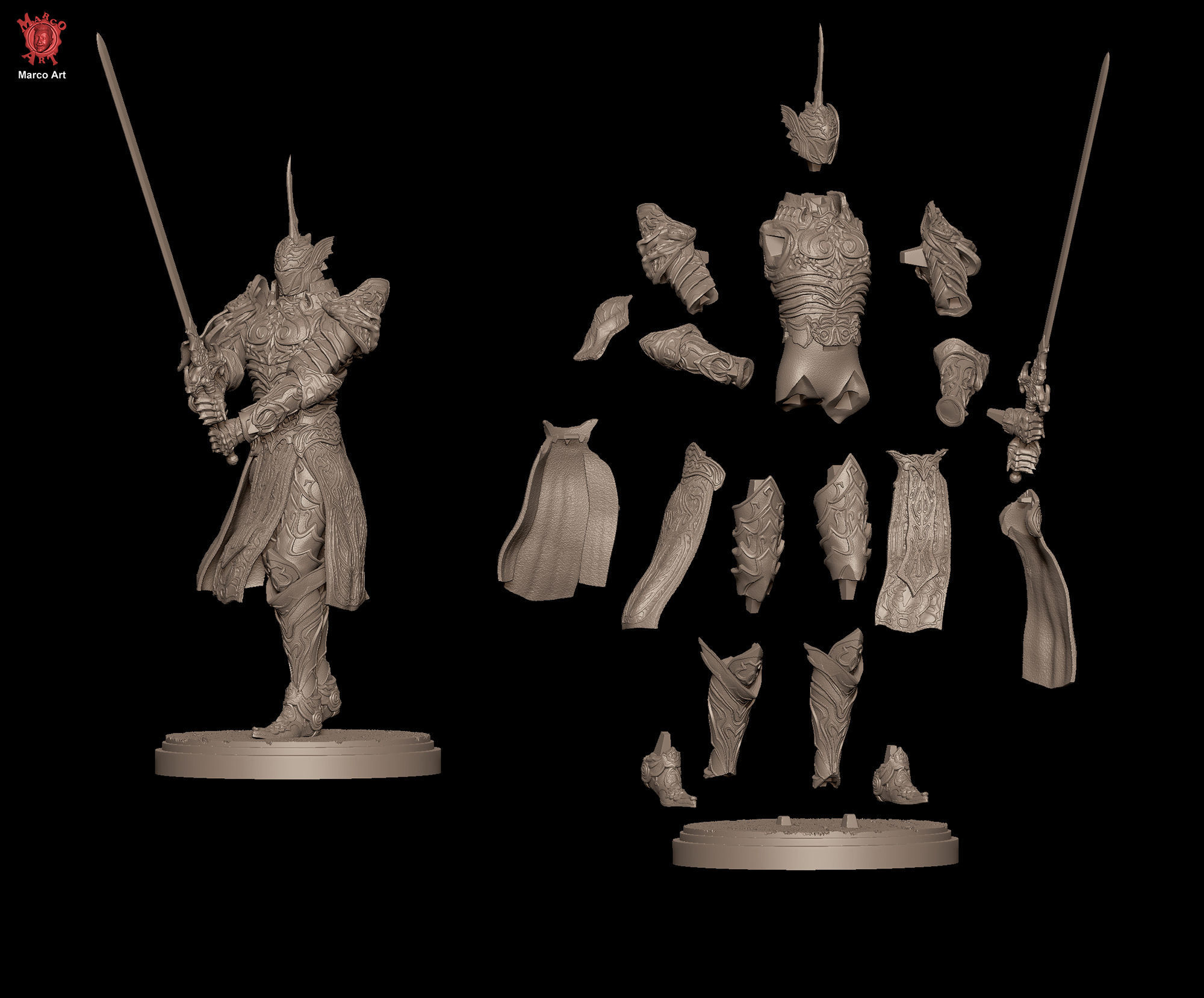 Demon Soul Penetrator  Stl flie  3D print model_7