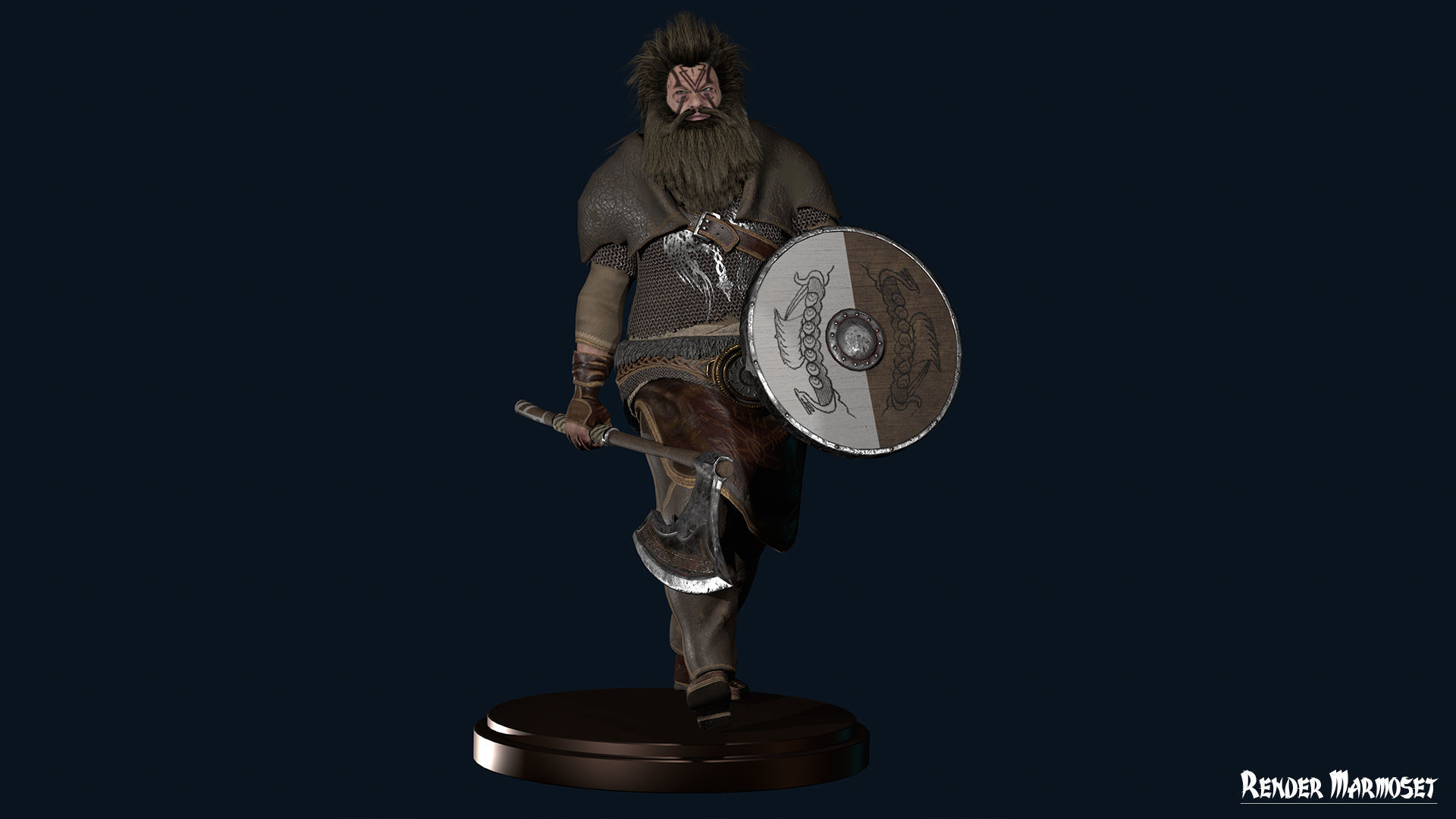 Viking 2 Modular Low-poly 3D model_11