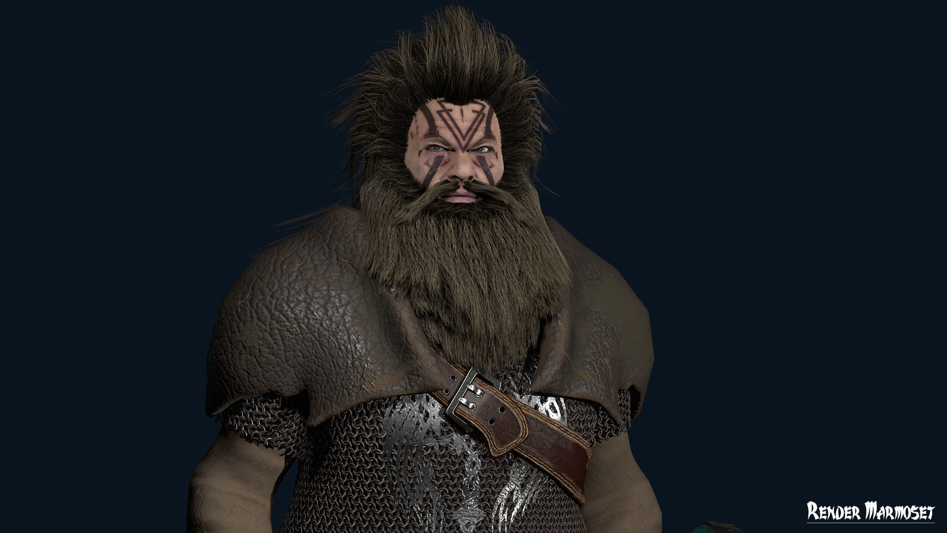 Viking 2 Modular Low-poly 3D model_9