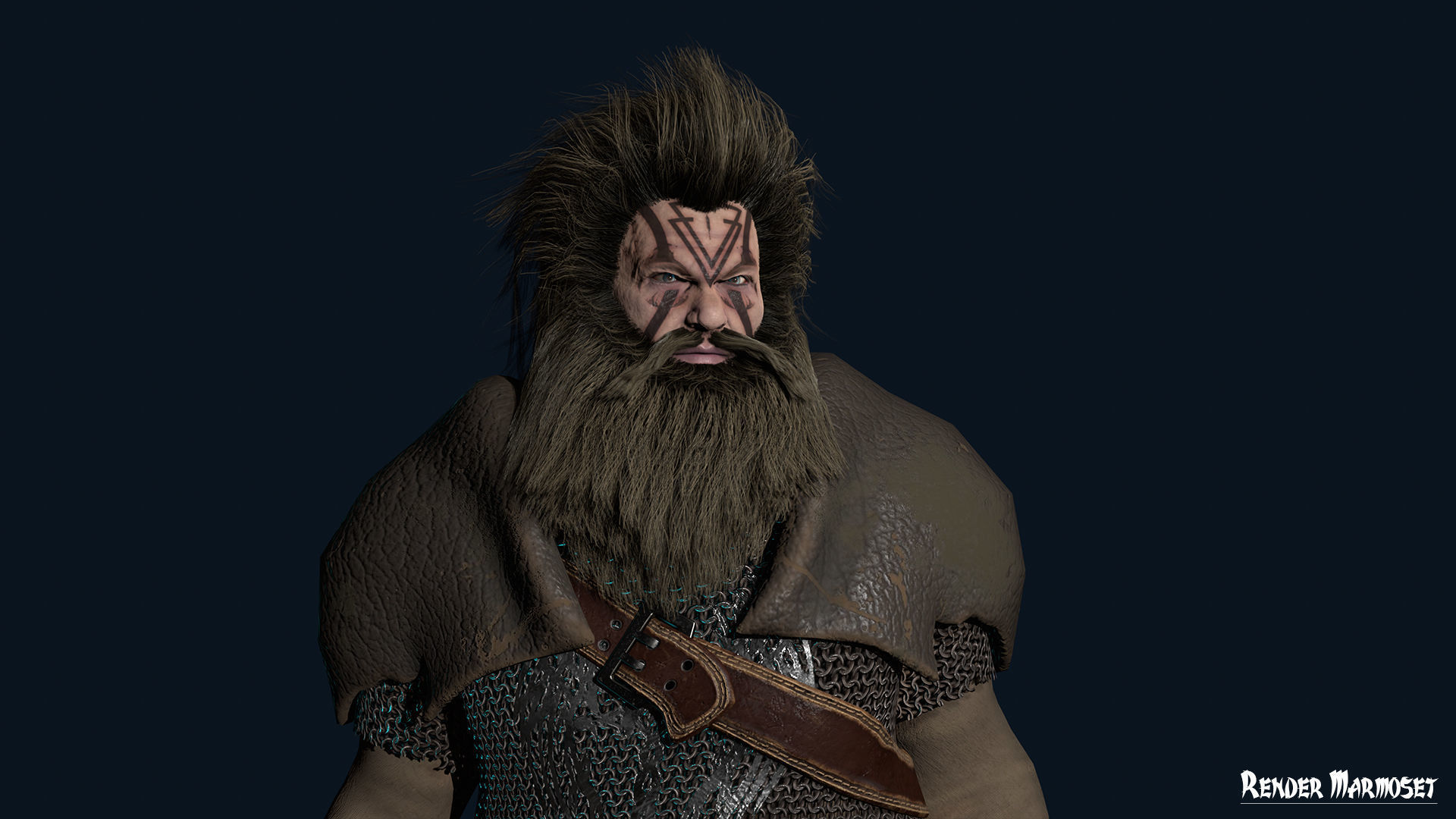 Viking 2 Modular Low-poly 3D model_6