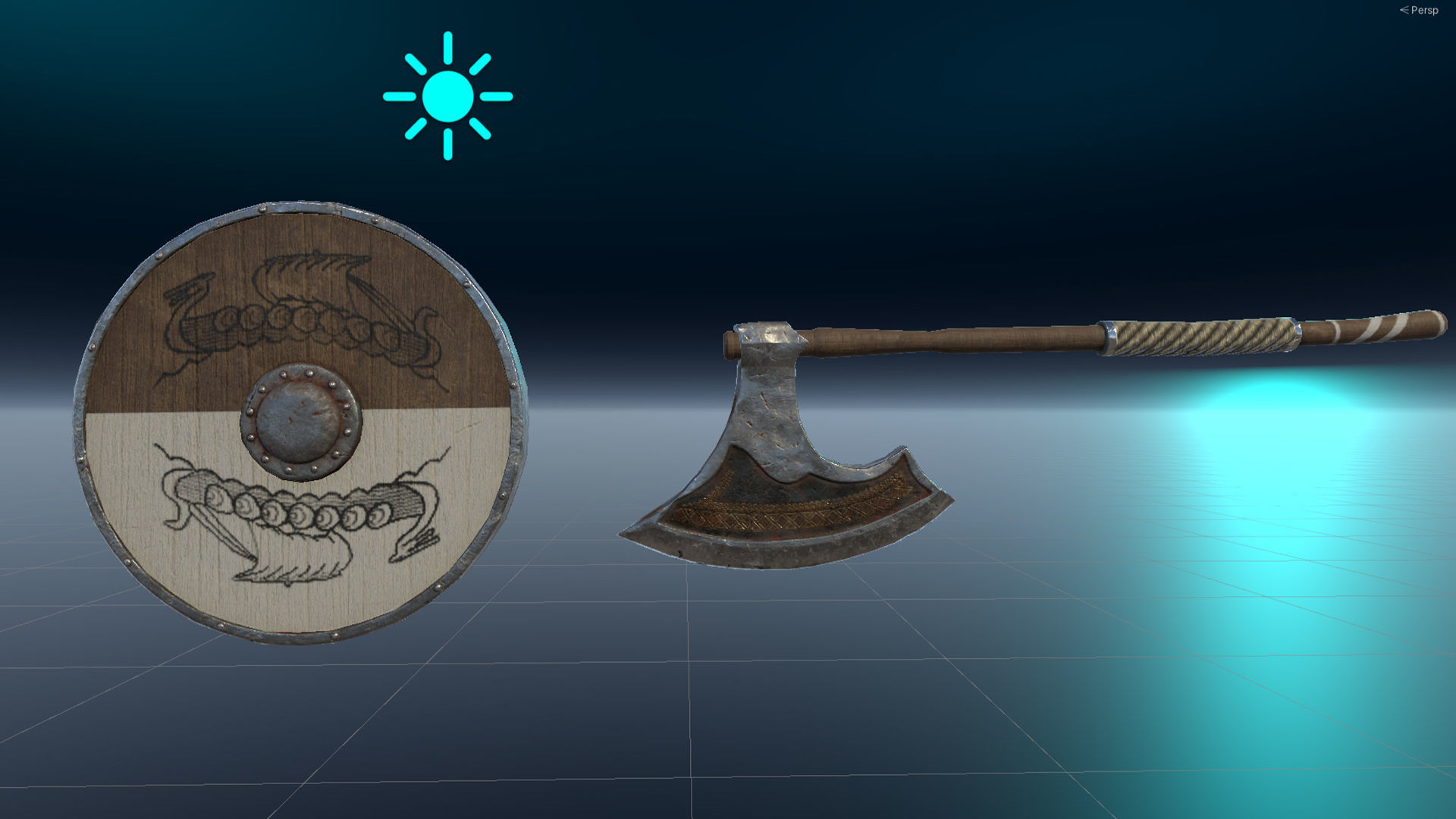 Viking 2 Modular Low-poly 3D model_24