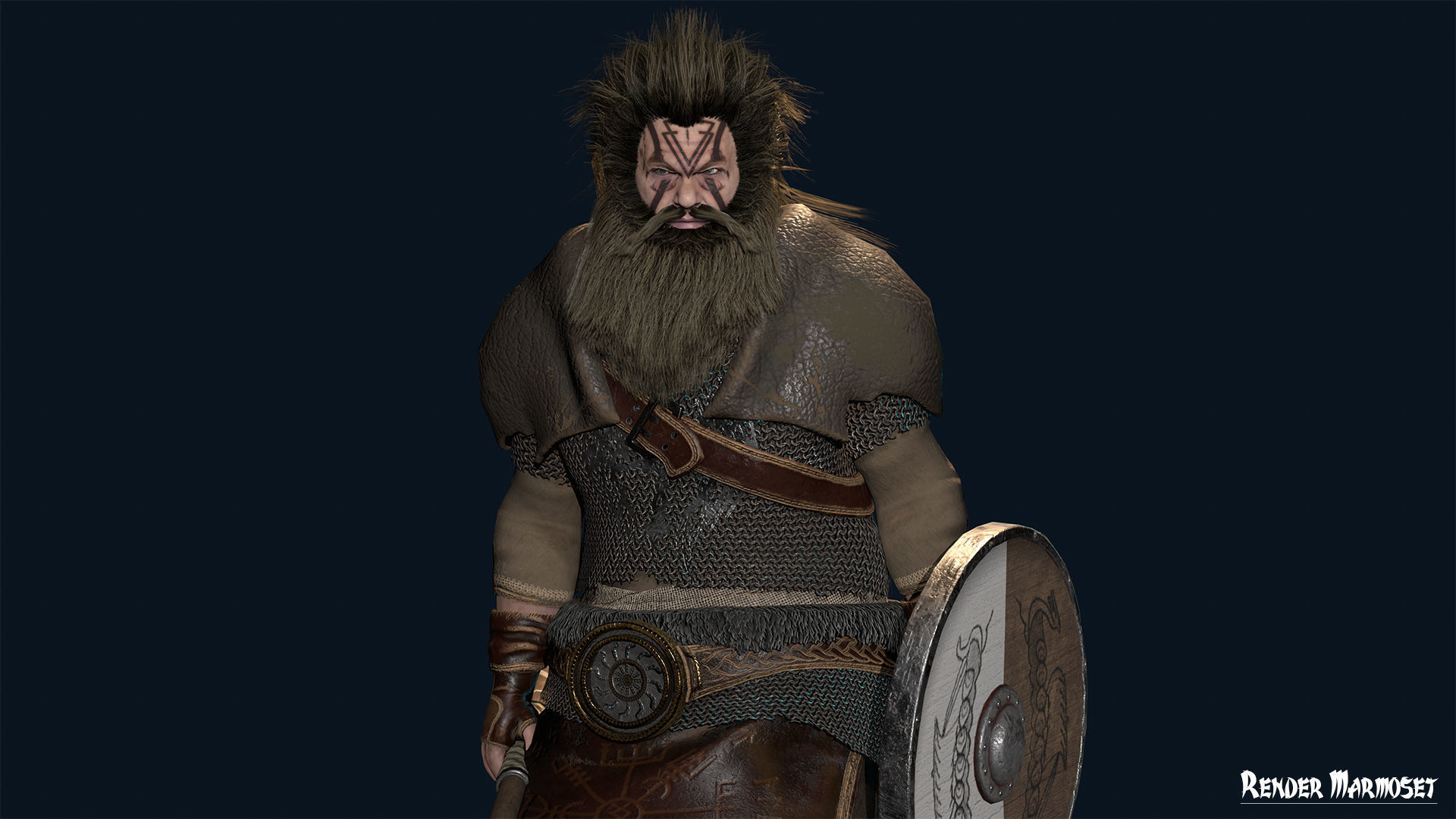 Viking 2 Modular Low-poly 3D model_8