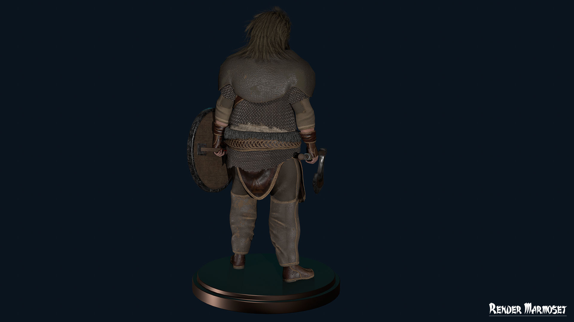 Viking 2 Modular Low-poly 3D model_12