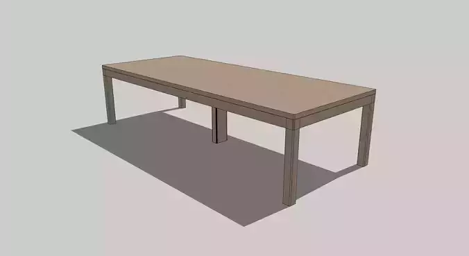 Modern 12 Seater Wooden Dining Table