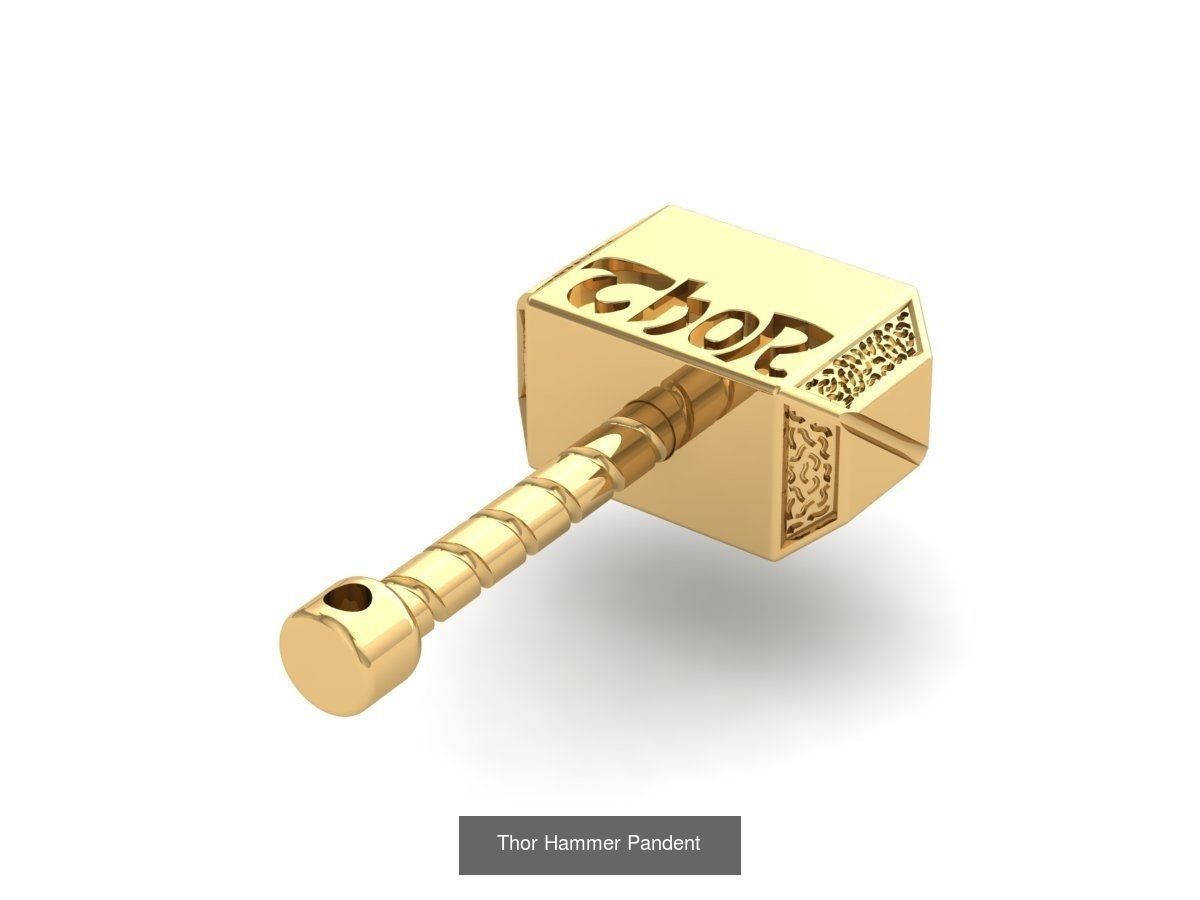 Antiq Pendant Collaction 3D Model Collection_3