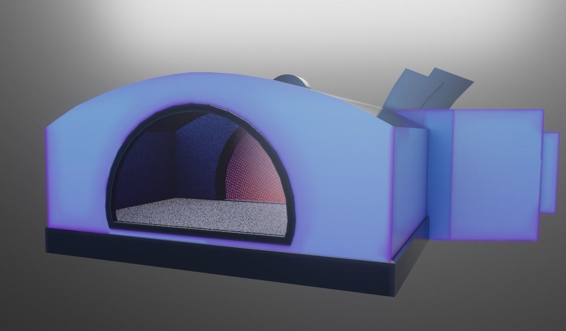 Fantastic Stage Low-poly 3D model_1