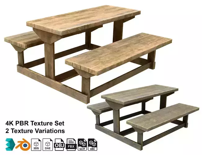 Picnic Bench 1-Old Version