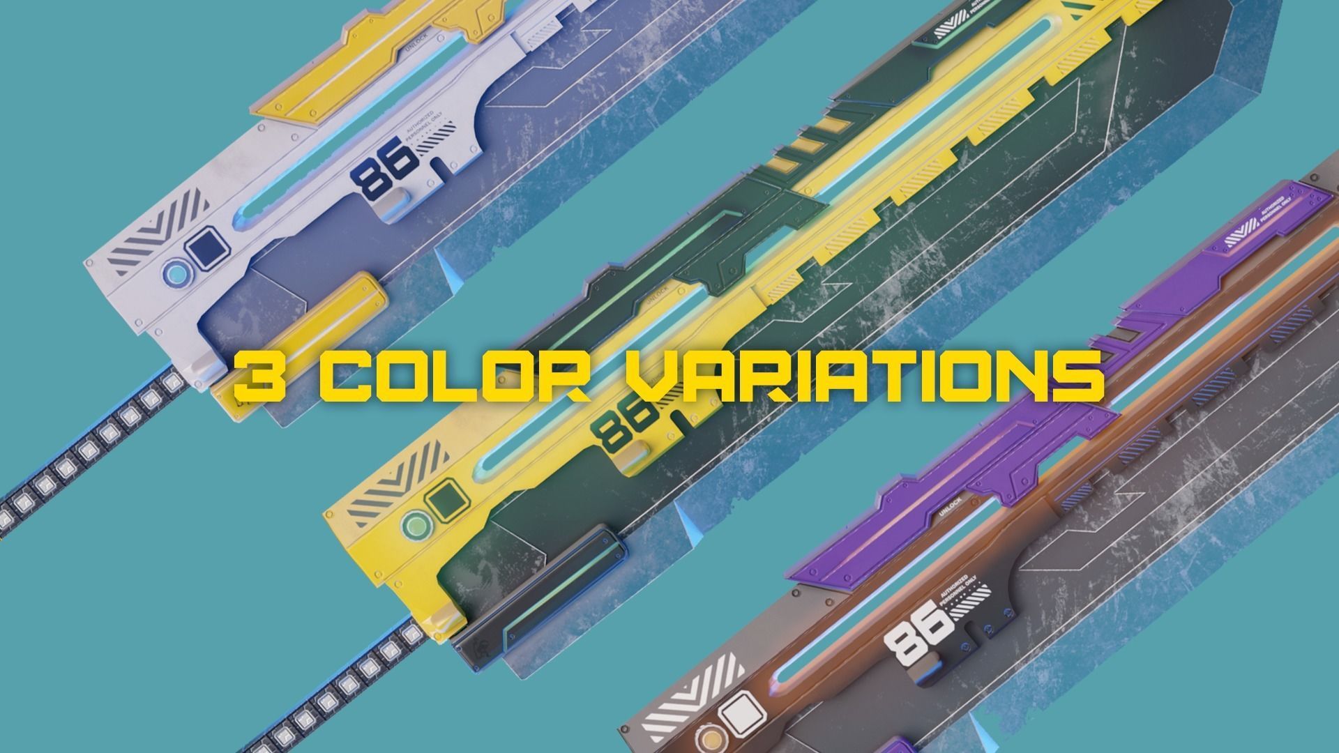 Low Poly - Cybernetic Soldier Cindaku Low-poly 3D model_10