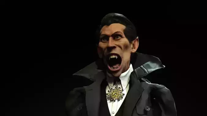 Vampire High quality character full Rigged and Animated  3D model