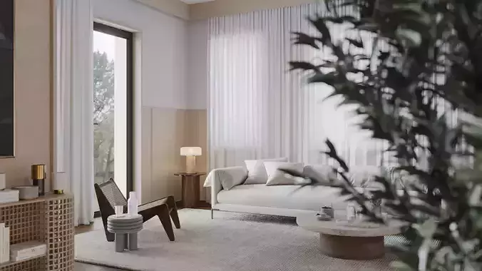 ProVis3D 037 - Modern Interior Series Livingroom II 3D model