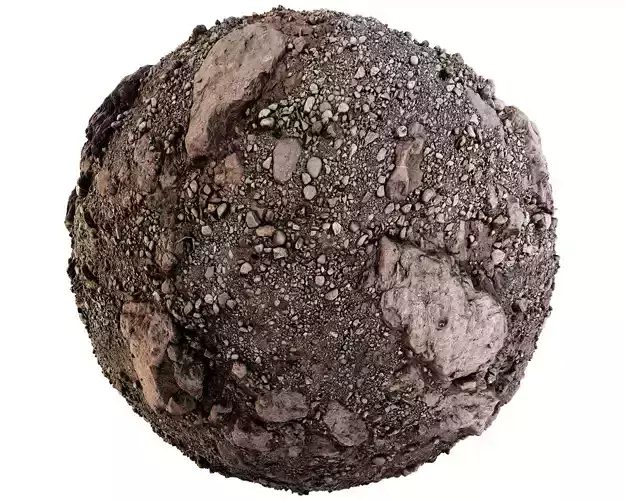 Rocky Ground Stones Pebbles PBR Texture