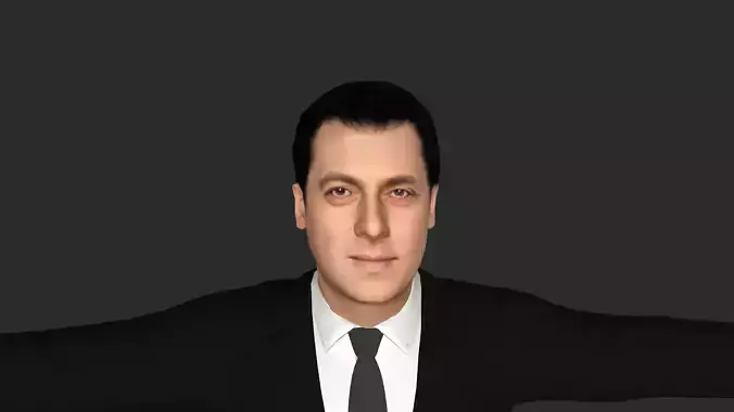 Salman khan Hyper Realistic Full Body Rigged Character 3D model
