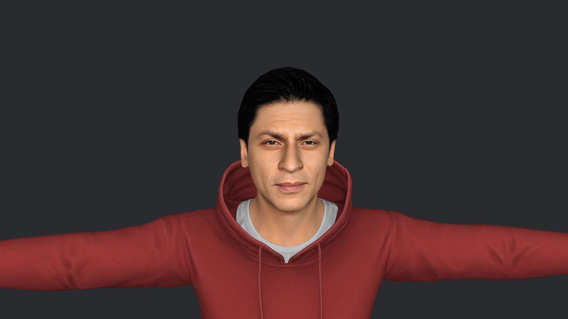 Shahrukh-Khan Hyper Realistic Full Body Rigged Character 3D model_10