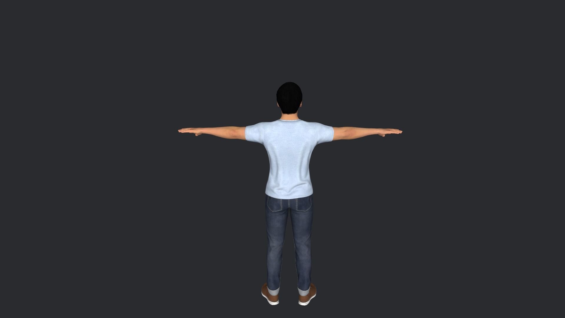 Shahrukh-Khan Hyper Realistic Full Body Rigged Character 3D model_9