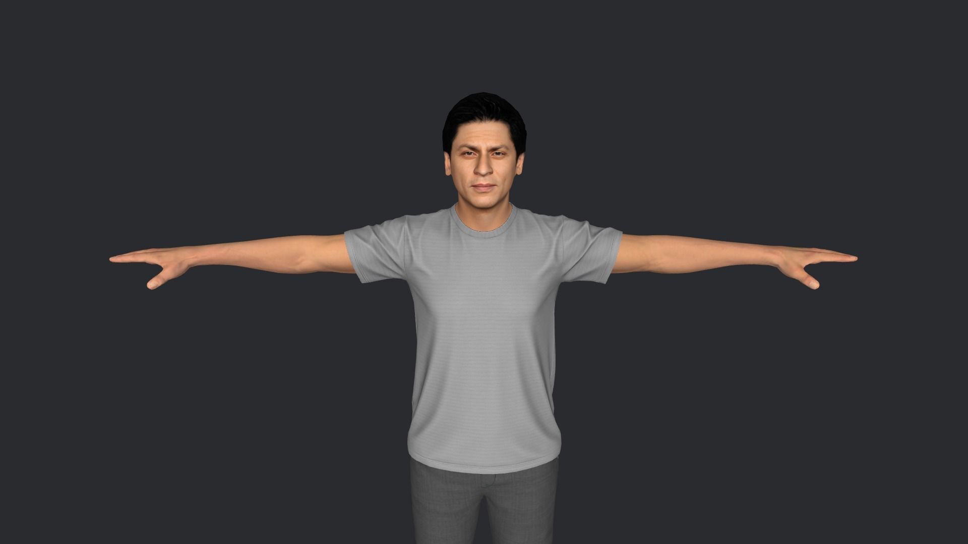 Shahrukh-Khan Hyper Realistic Full Body Rigged Character 3D model_17