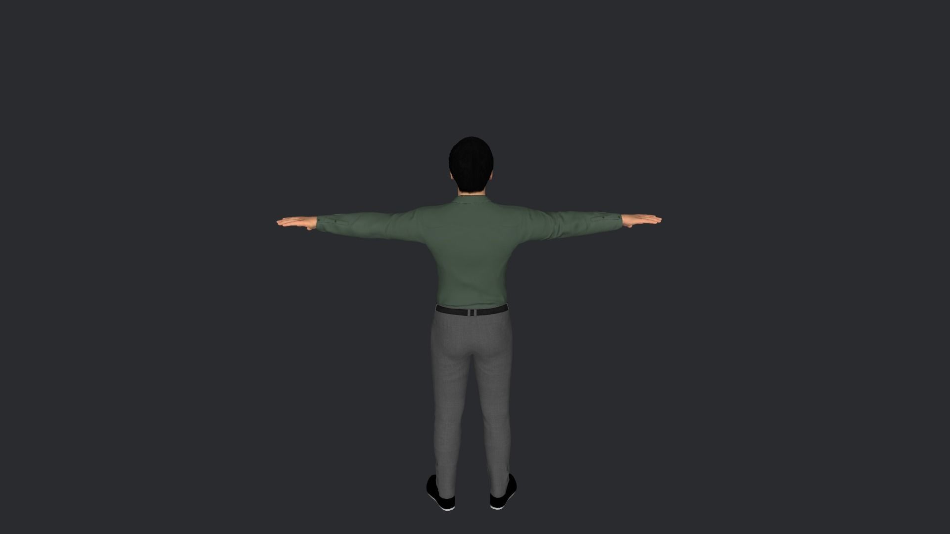 Shahrukh-Khan Hyper Realistic Full Body Rigged Character 3D model_4