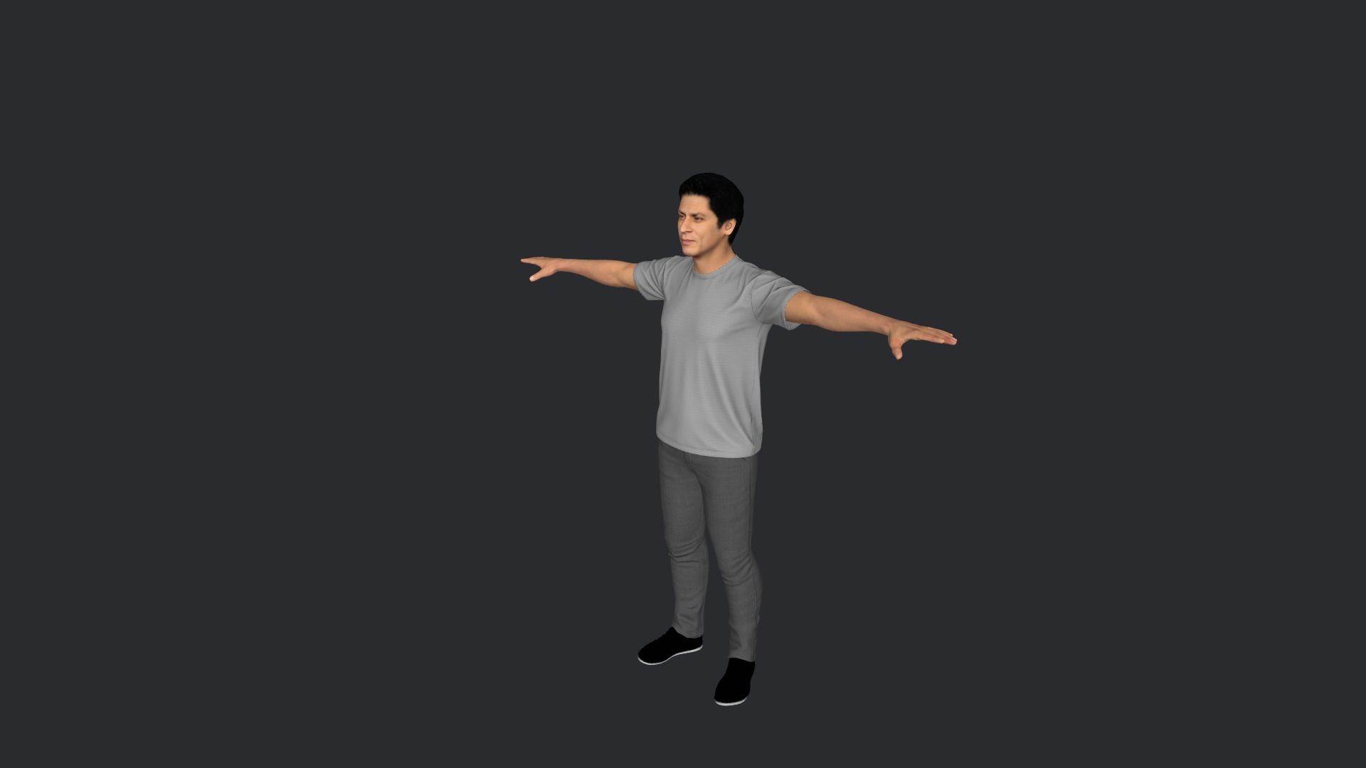 Shahrukh-Khan Hyper Realistic Full Body Rigged Character 3D model_19