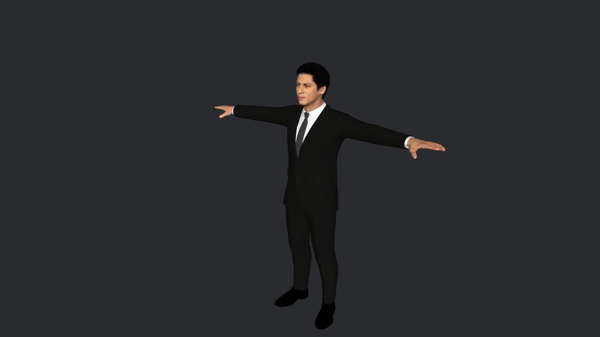 Shahrukh-Khan Hyper Realistic Full Body Rigged Character 3D model_23