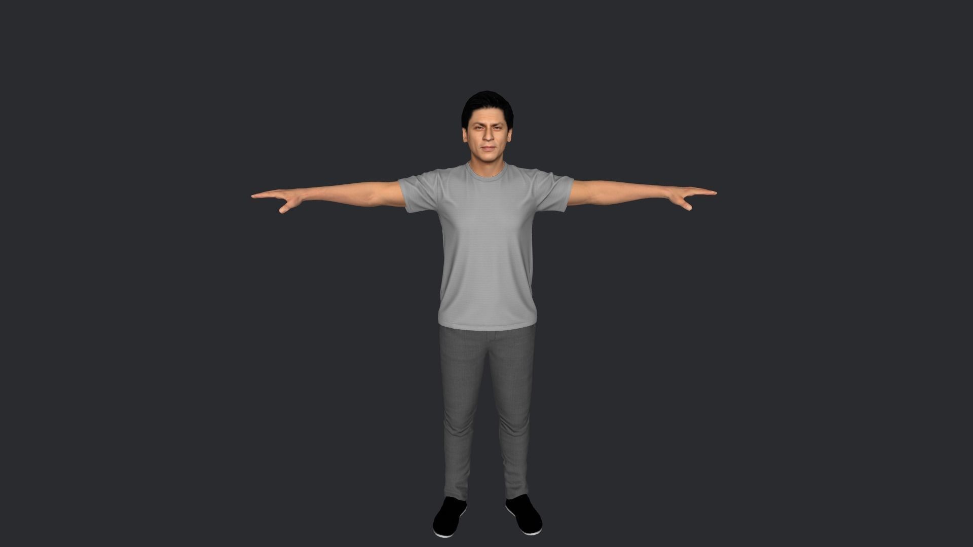 Shahrukh-Khan Hyper Realistic Full Body Rigged Character 3D model_18